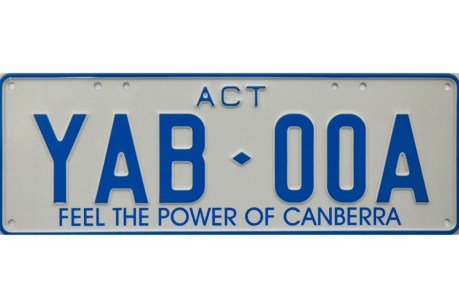 Canberra floats &#8216;cool&#8217; new number-plate ideas