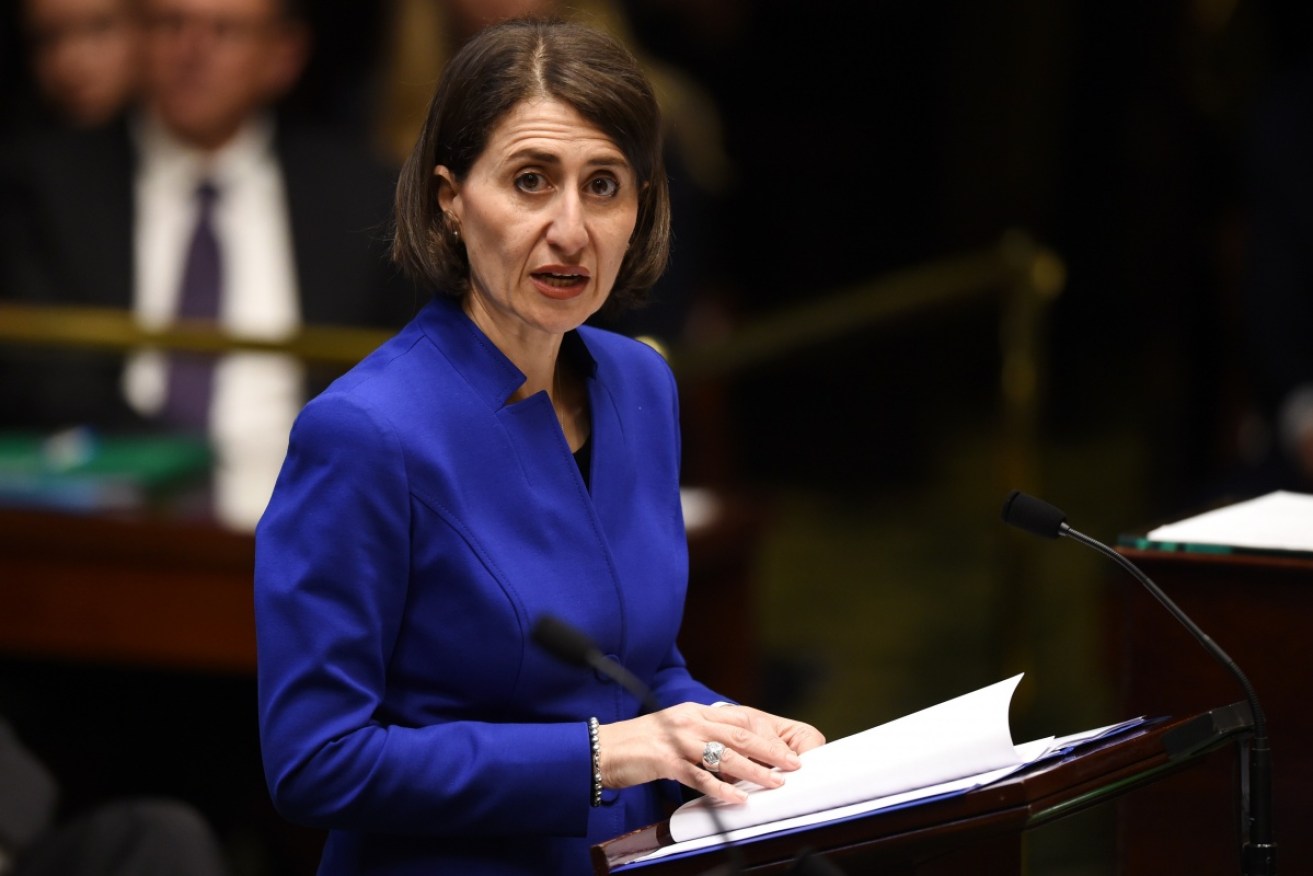 Gladys Berejiklian said housing affordability was a priority but did not raise the issue federally.
