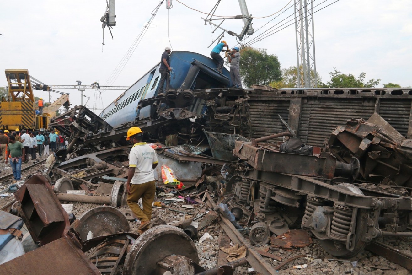 So far 39 people have died after this train derailed in India. 