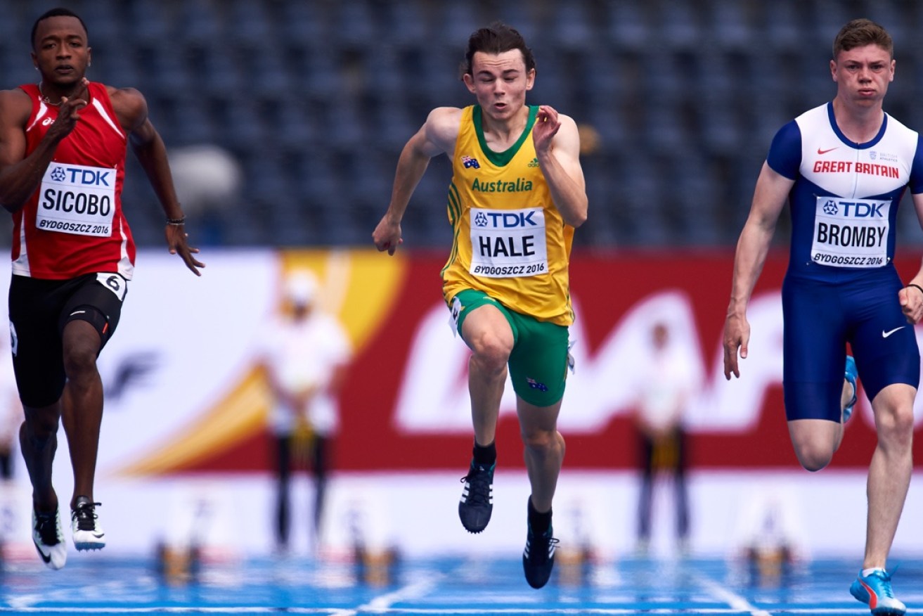 Jack Hale runs at the IAAF Under-20 Championships in Poland last year.