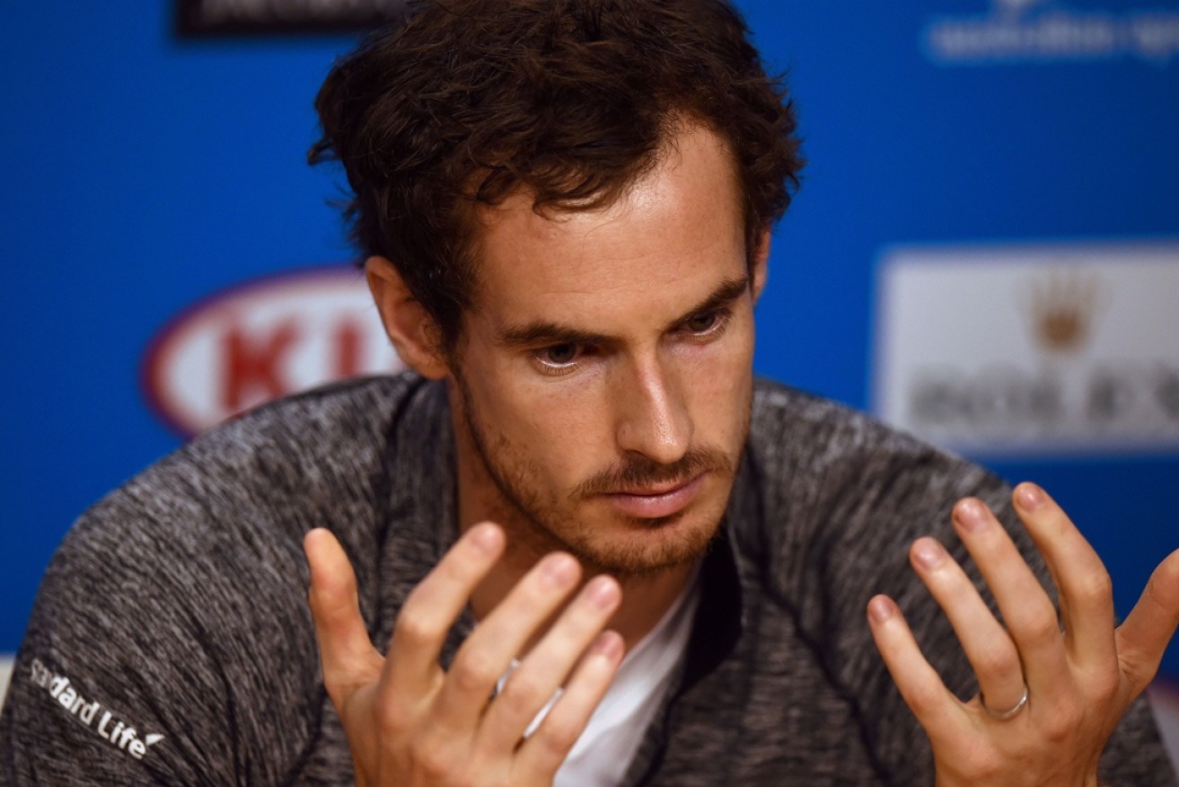 Murray is at a loss when asked why he has not won in Melbourne.