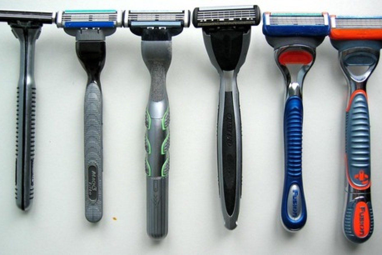 A routine police stop turned up more than an allegedly unregisistered vehicle when officers found a five-figure cache of allegedly stolen razors.