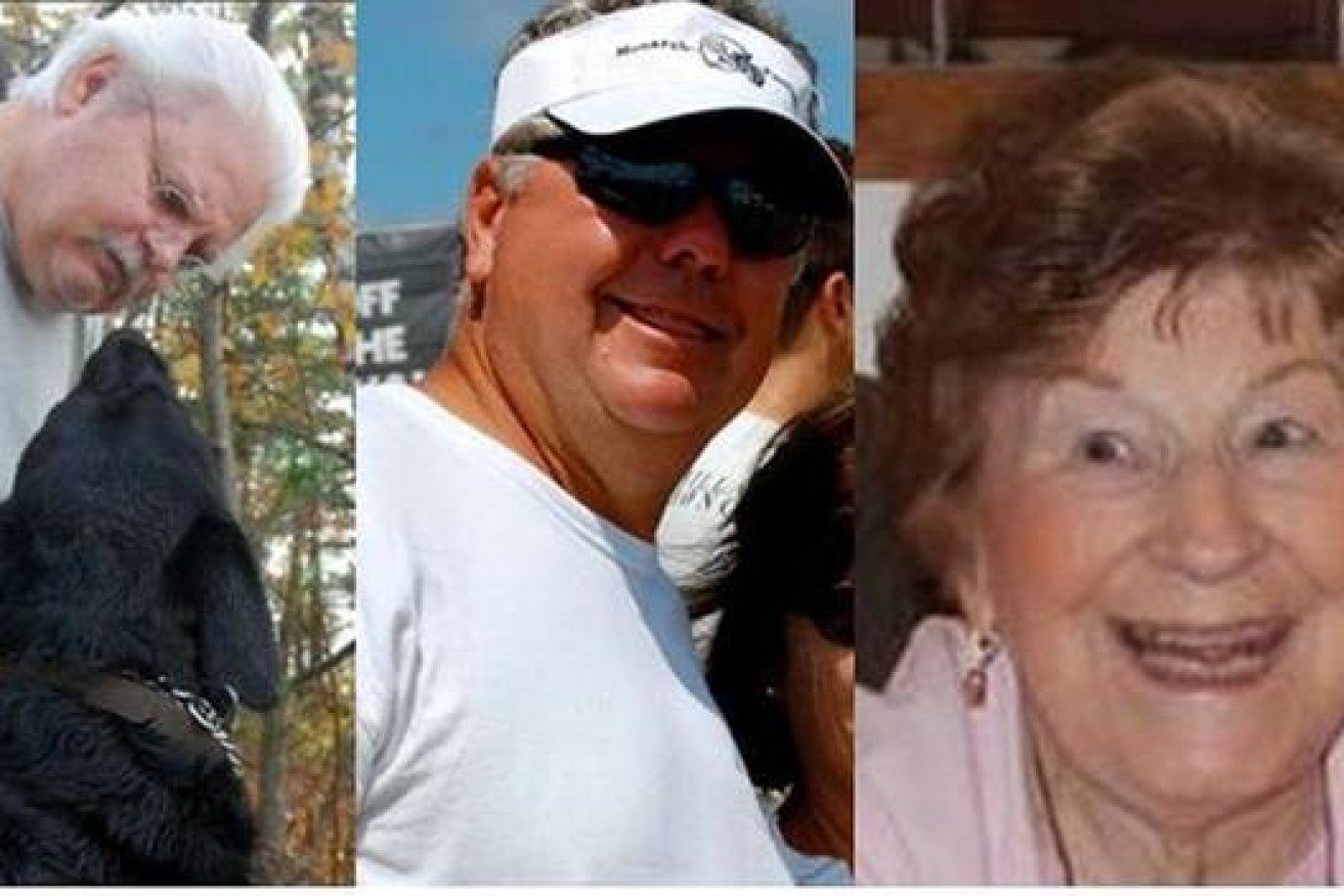 Shooting victims Michael Oehme, Terry Andres and Olga Woltering.