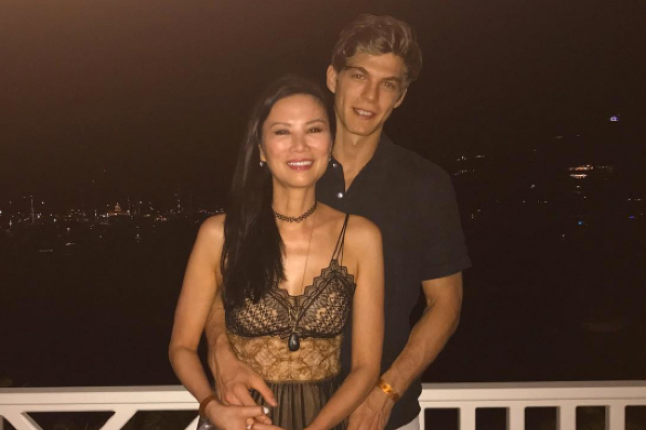 Wendi Deng spent New Year's Eve with her new boyfriend, a Hungarian model.