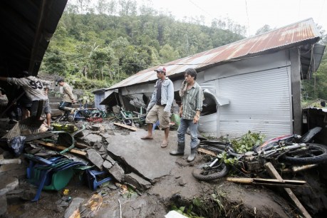 Twelve killed by landslides in Bali