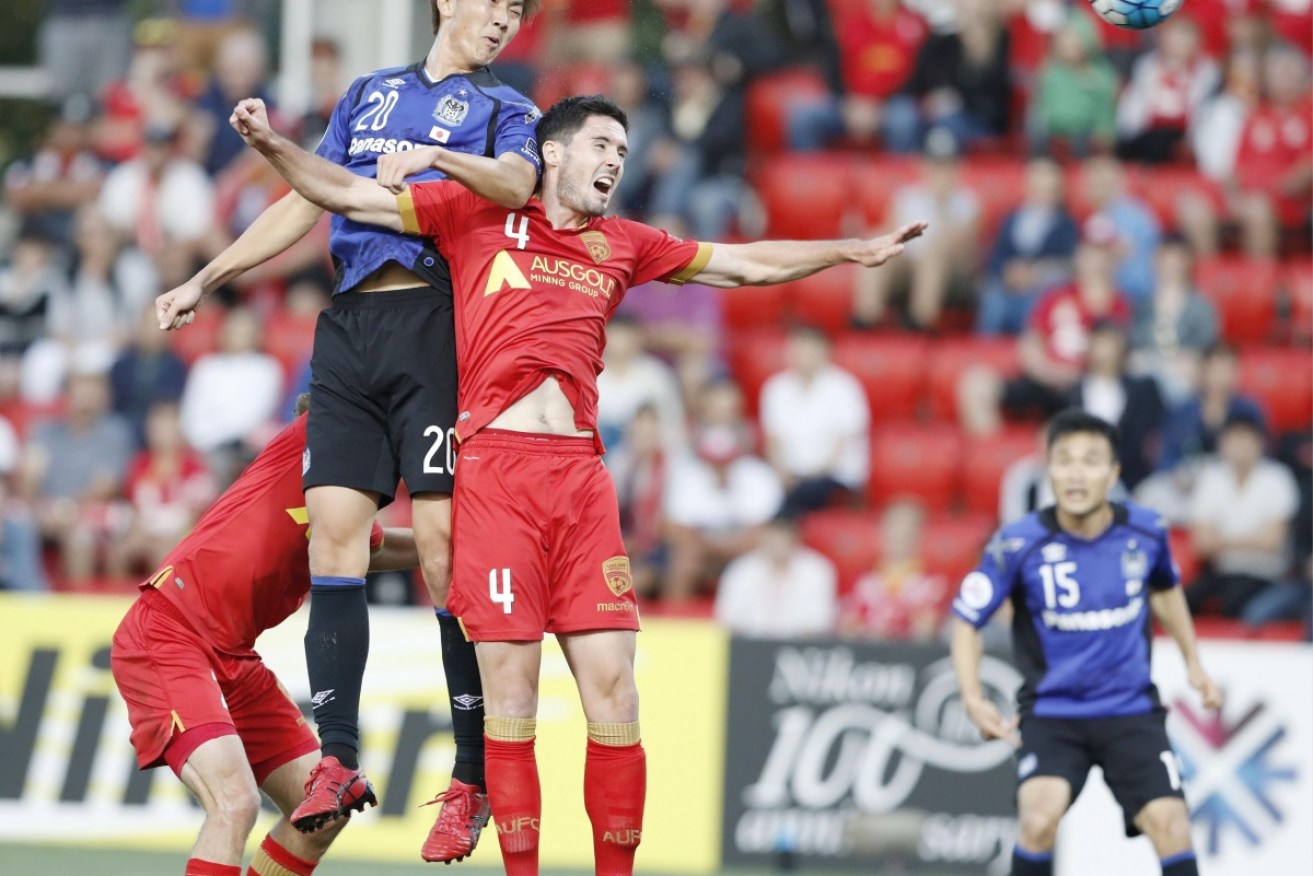 Reds coach Guillermo Amor said his team had its moments in a 3-0 loss to against Gamba Osaka.