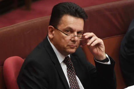 Nick Xenophon labels News Corp papers &#8216;fake&#8217;, &#8216;silly&#8217; news