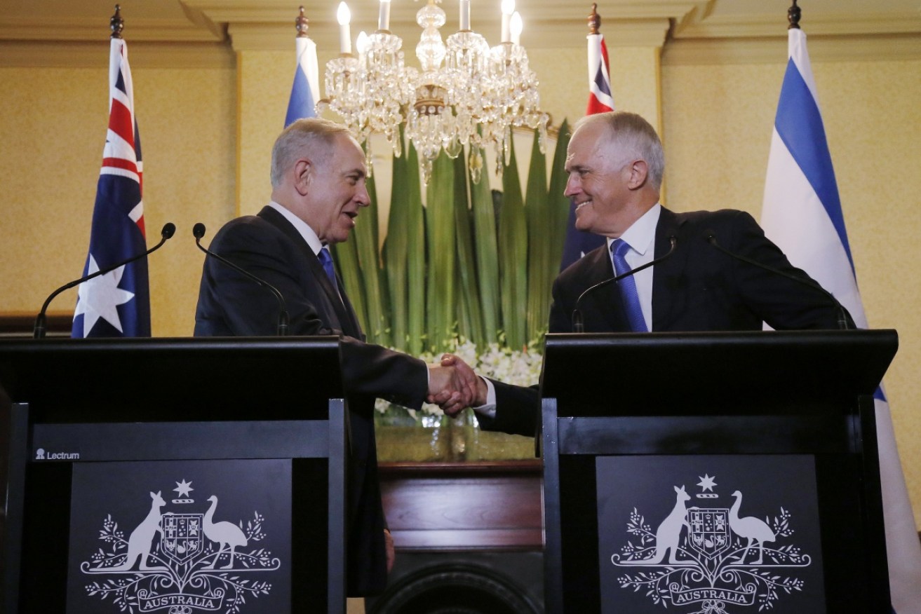 Benjamin Netanyahu and Malcolm Turnbull say their countries have an enduring friendship.