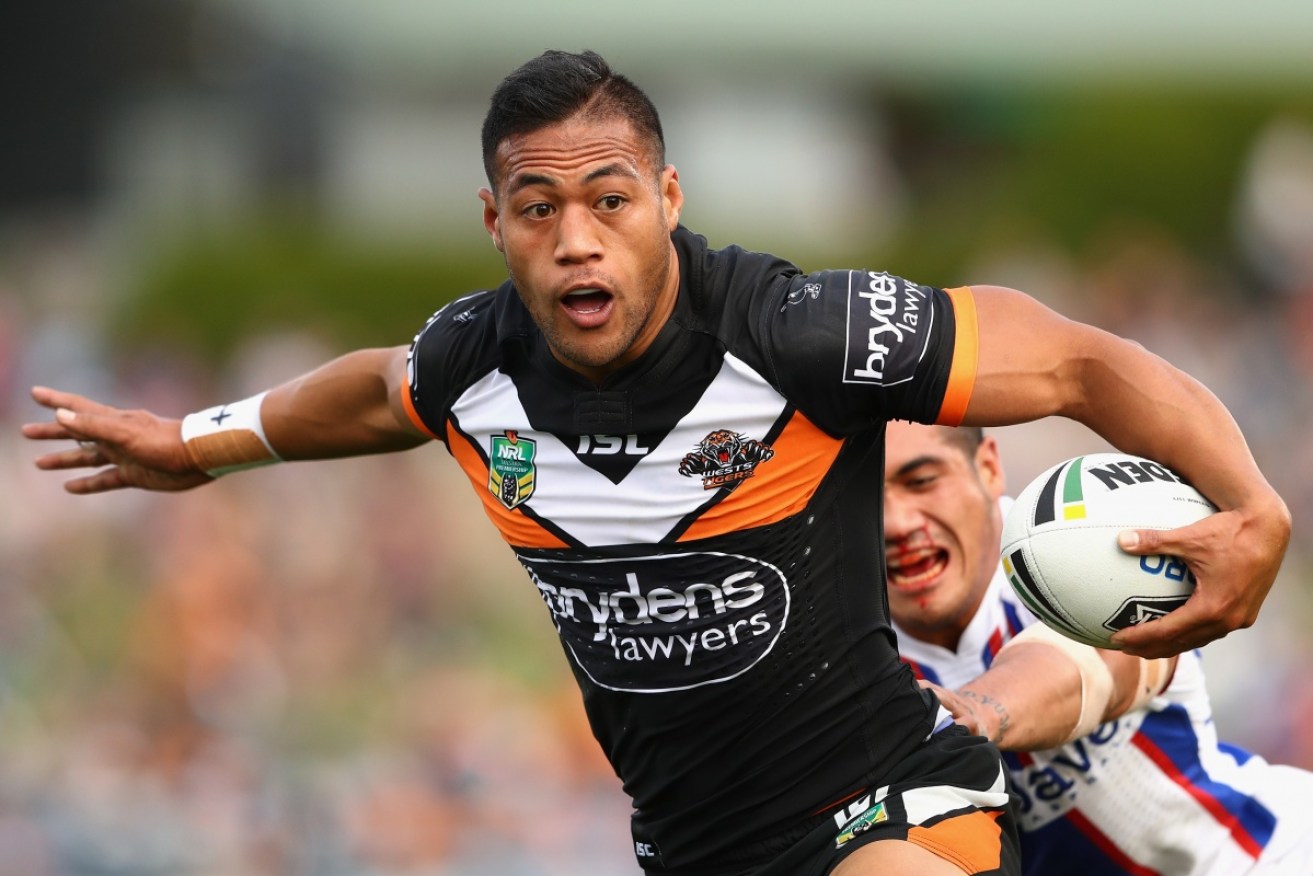 Tim Simona has been stood down by the NRL ahead of Wests Tigers trial match.