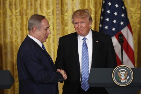 Two state, One State, whatever &#8230; Trump re–writes US foreign policy on Israel