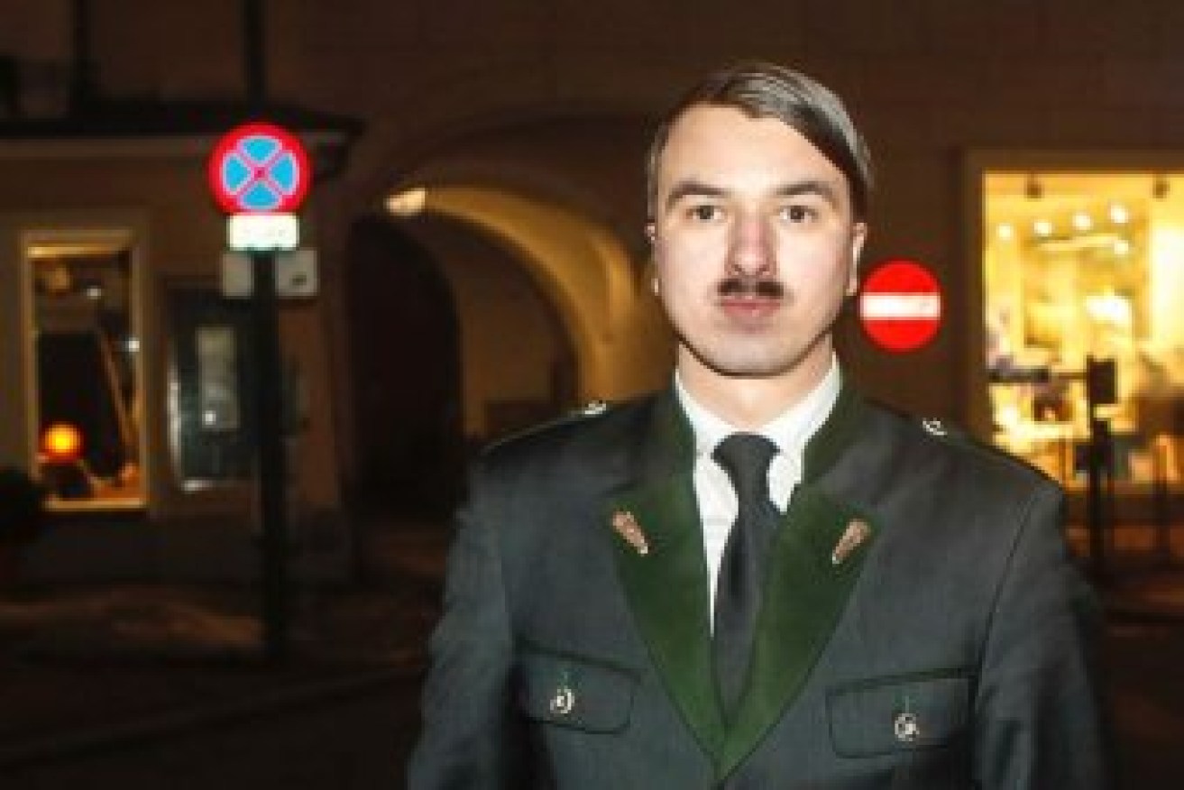 Harald Zenz, who also identified himself at a local bar as 'Harald Hitler' was arrested in Braunau.