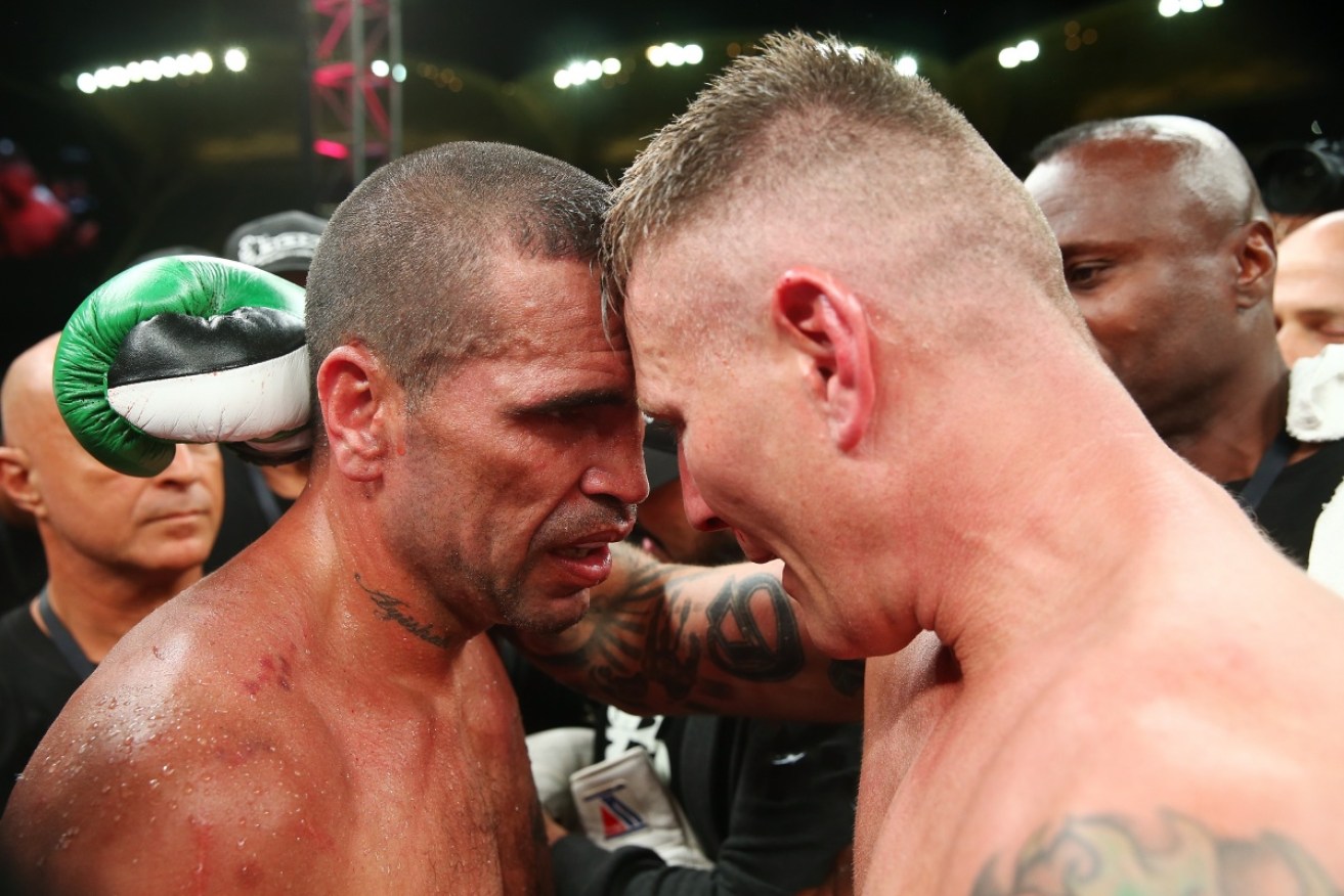 Danny Green is still livid at a cheap shot by Anthony Mundine early in their fight.