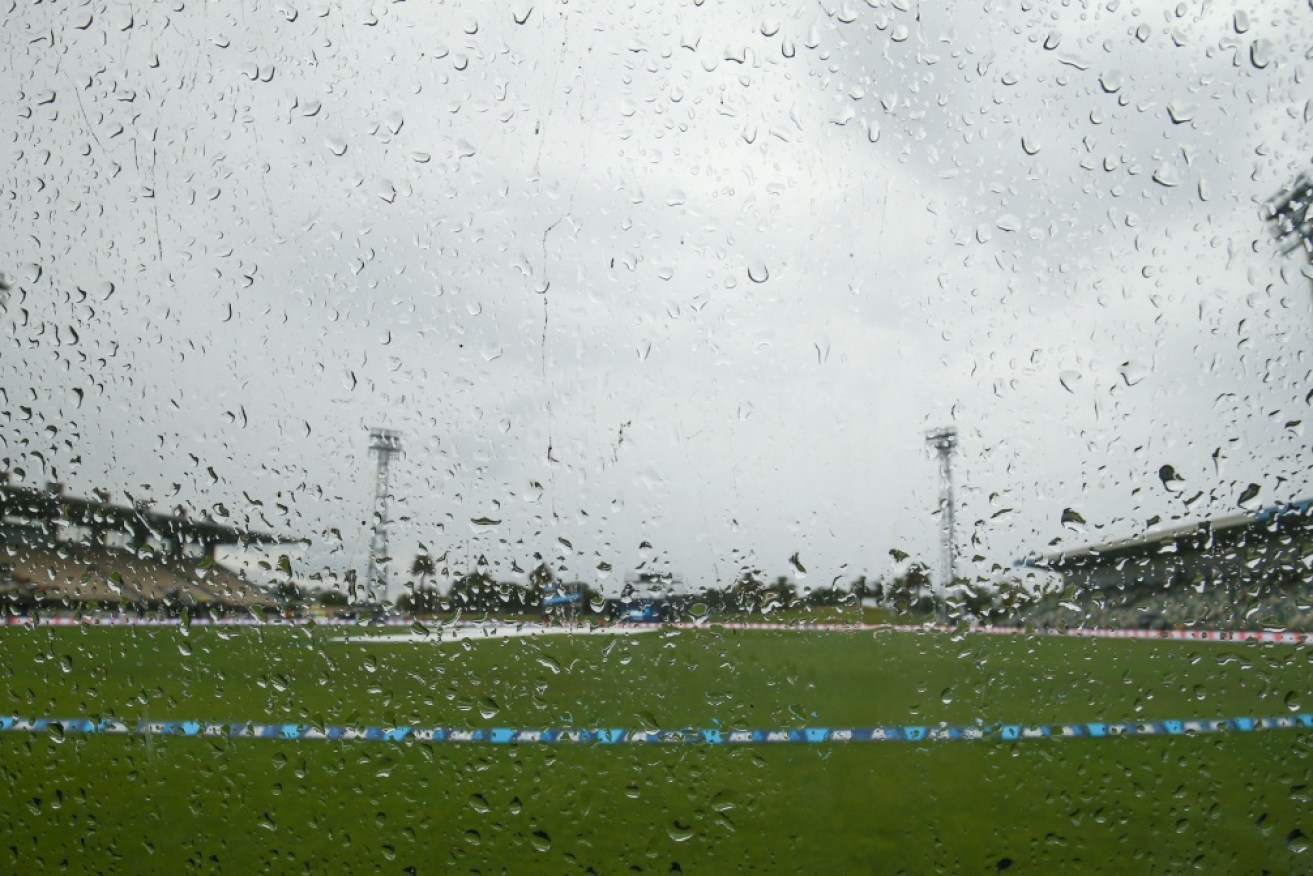 Rain forced the abandonment of the second ODI in Napier.