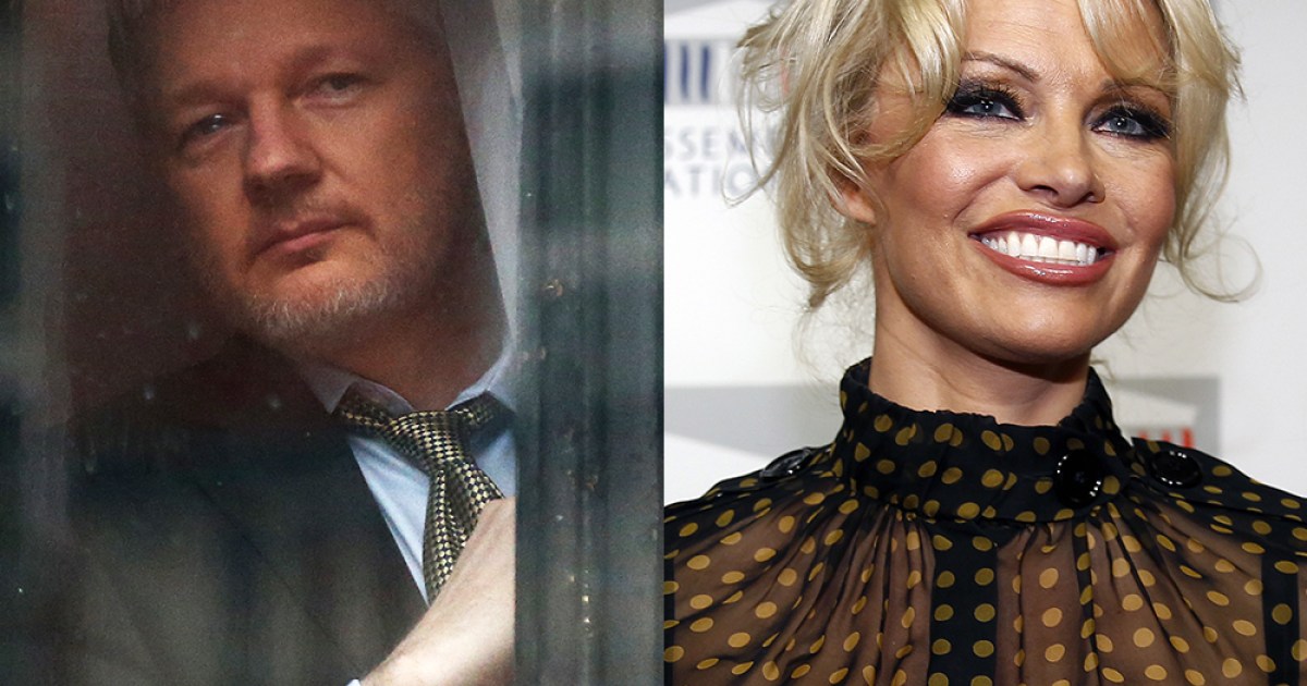 'She's attractive': Julian Assange talks Pamela Anderson