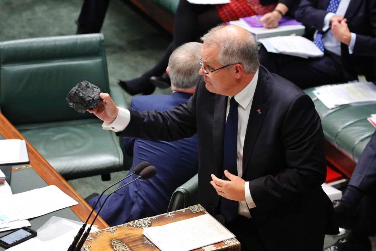Treasurer Scott Morrison may be paying for his love of coal at the ballot box. 