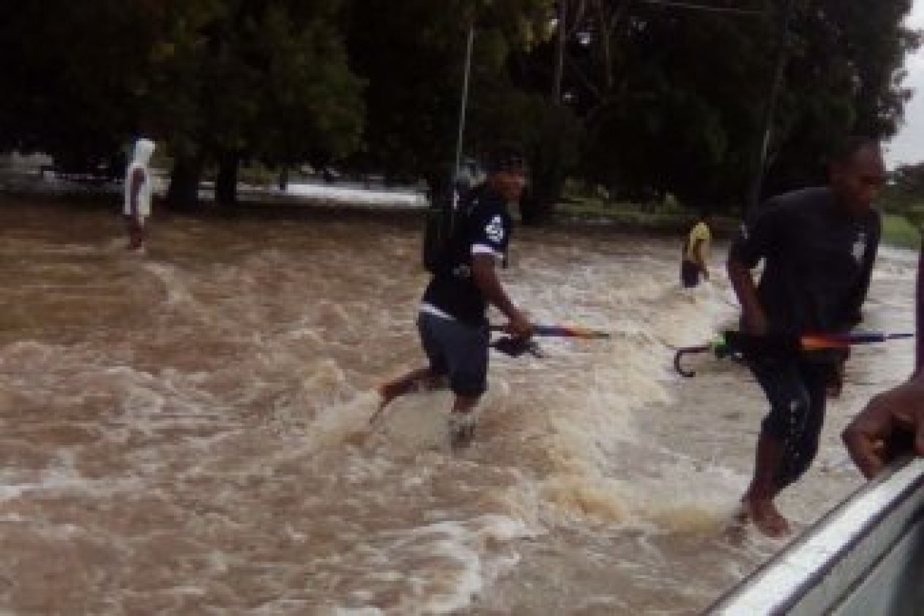 Heavy rains across the Solomon Islands has compromised the clean water supply system.