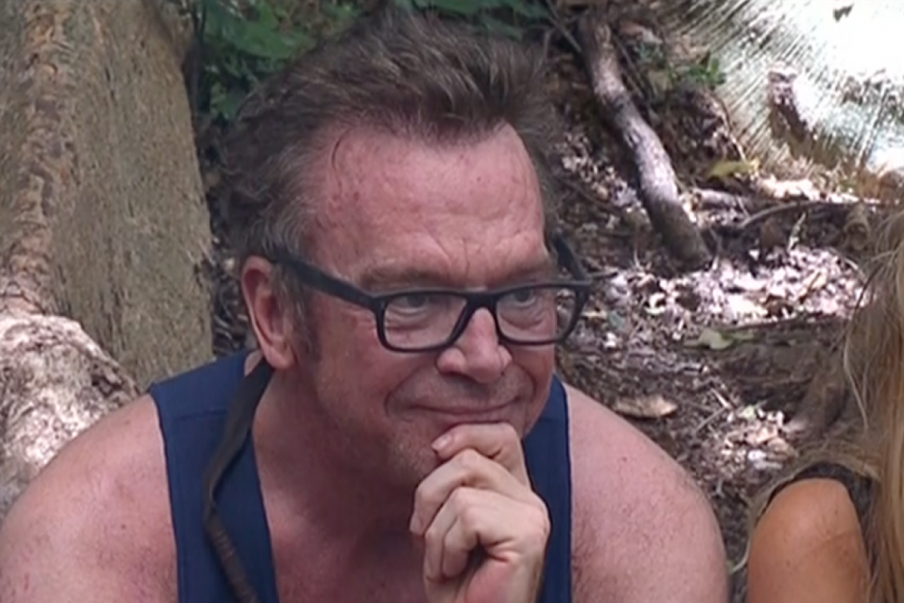 Tom Arnold was pretty happy to be the first sent home from the jungle.