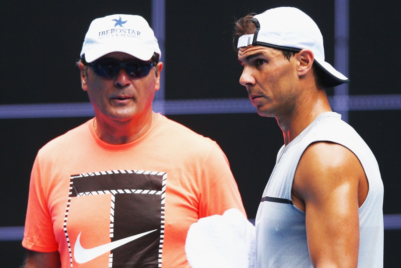 Toni has been with Rafael Nadal for decades.