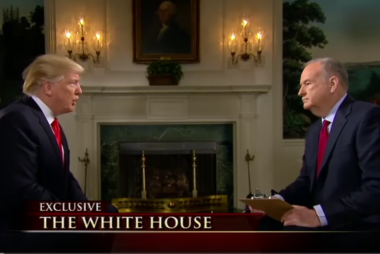 Bill O'Reilly was invited to interview President Donald Trump, just a few days after the inauguration. 