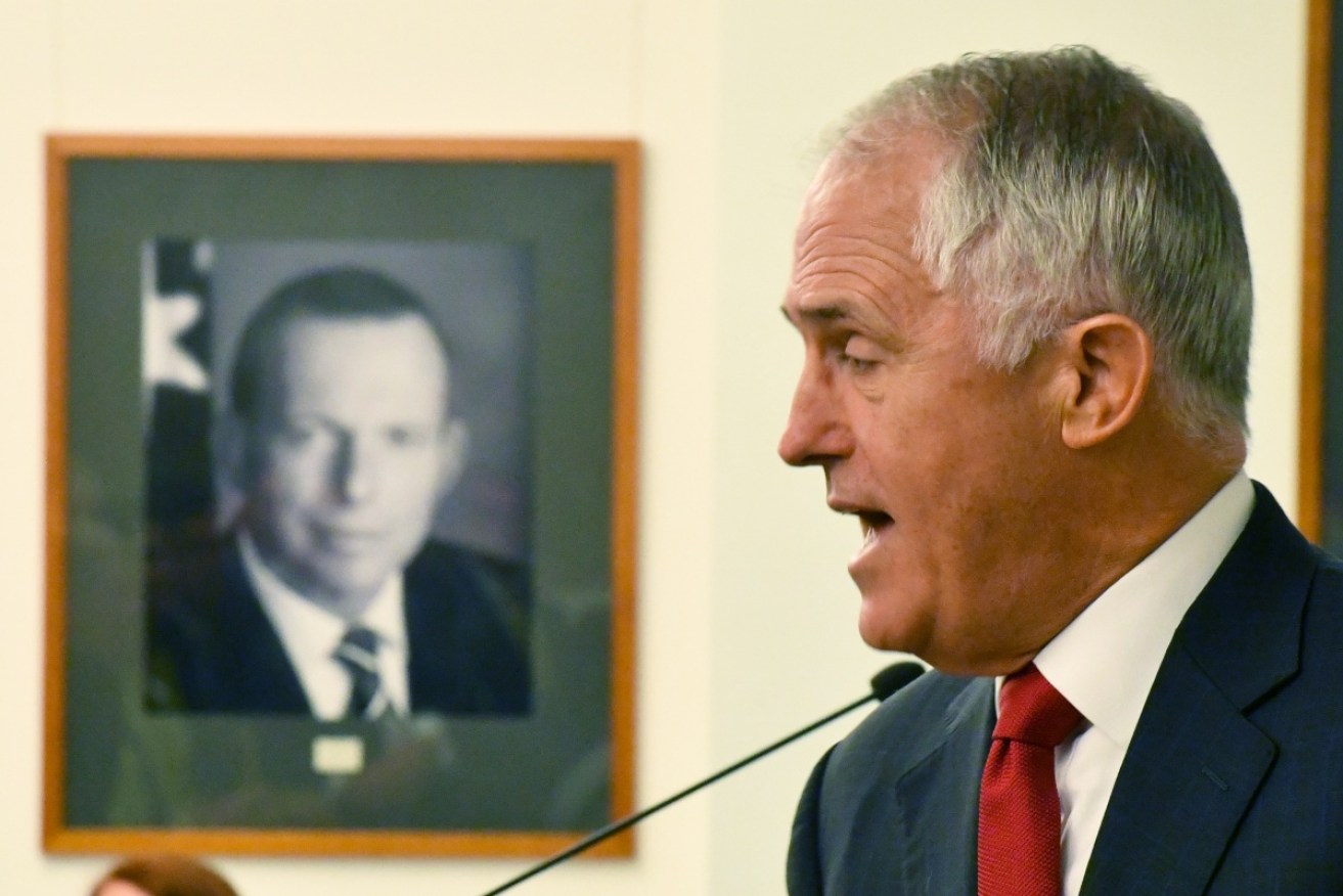 Malcolm Turnbull was haunted by Tony Abbott and the poor poll numbers he cited as a rationale for ousting Mr Abbott as PM.  