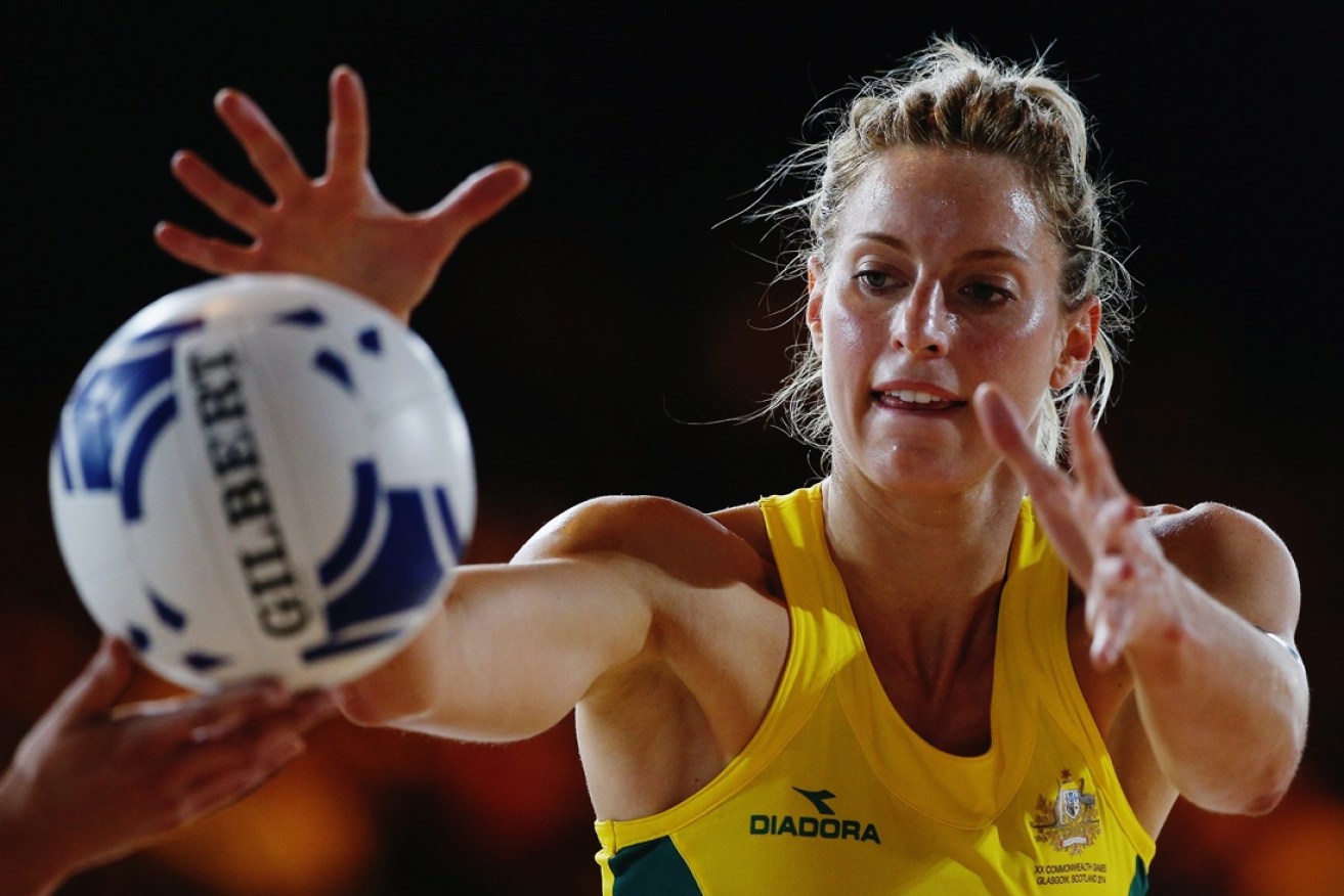 Laura Geitz in action for Australia.
