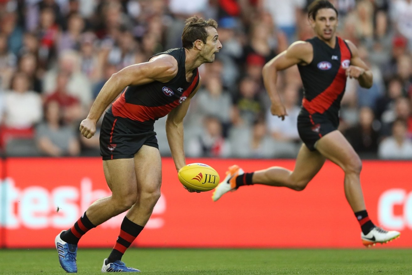Former Essendon Jobe Watson showed he could still find the ball.