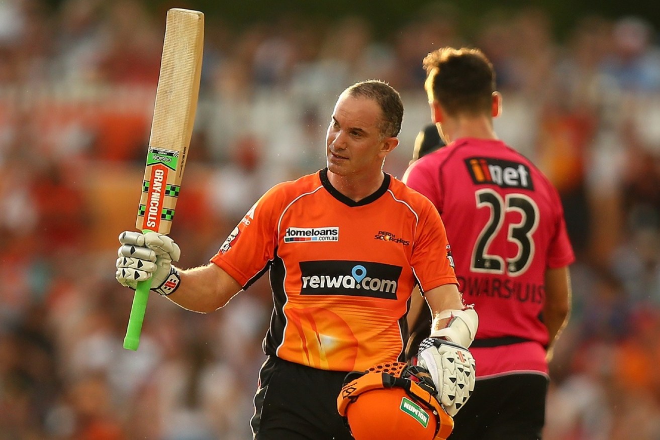 Michael Klinger starred for Perth in the Big Bash League.