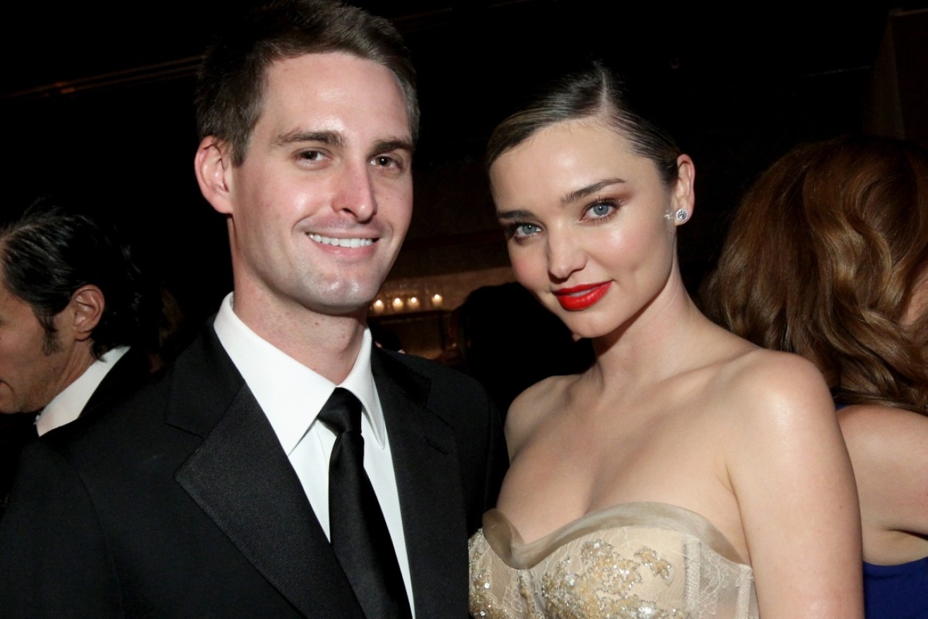Miranda Kerr and Evan Spiegel kept the ceremony sweet and simple.