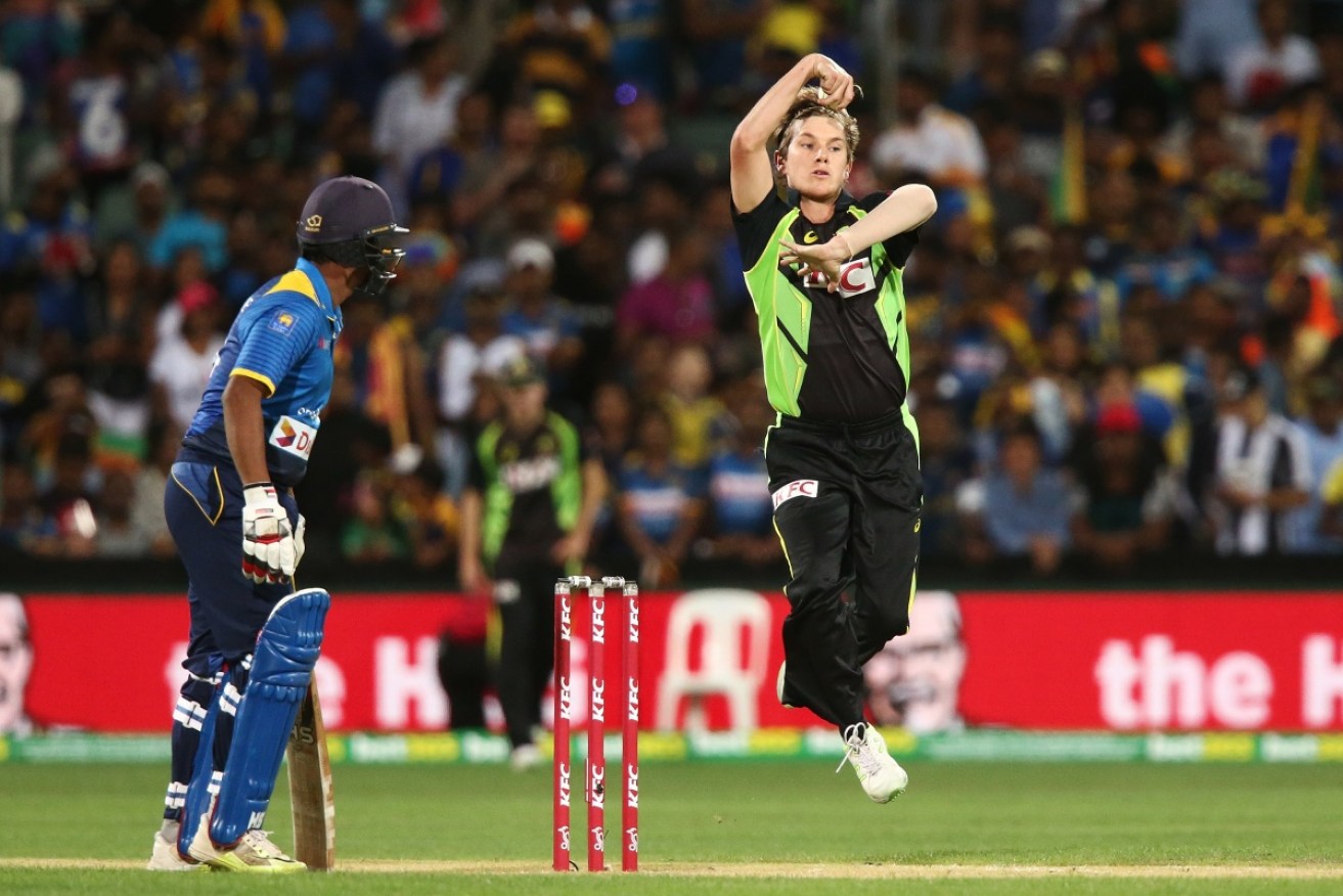 Leggie Adam Zampa was the player of the match with 3/25 from his four overs,