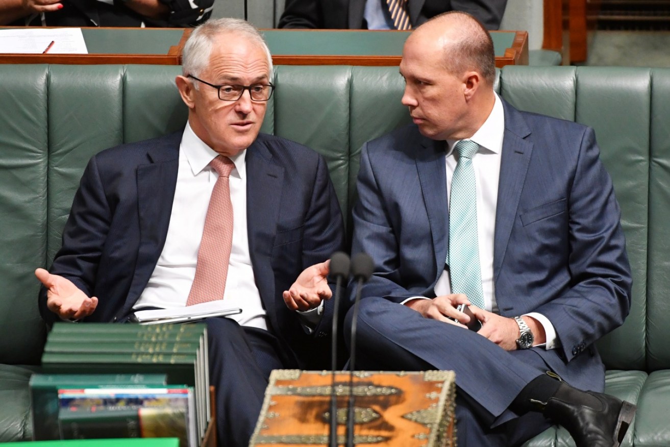 Prime Minister Malcolm Turnbull has nothing to fear from Home Affairs Minister Peter Dutton... yet. 