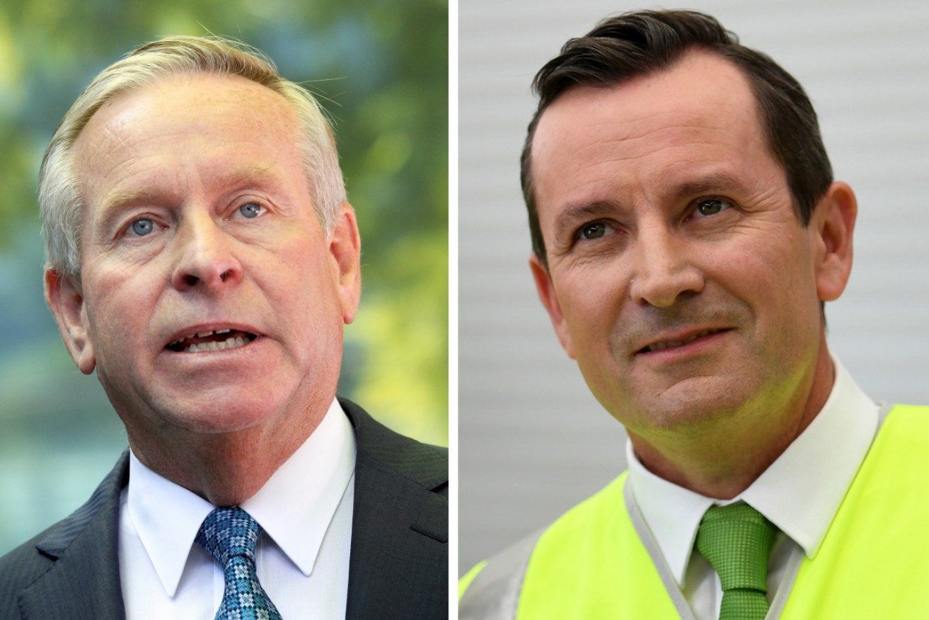 WA Premier Colin Barnett and Labor leader Mark McGowan face off as voters head to the polls on Saturday. 