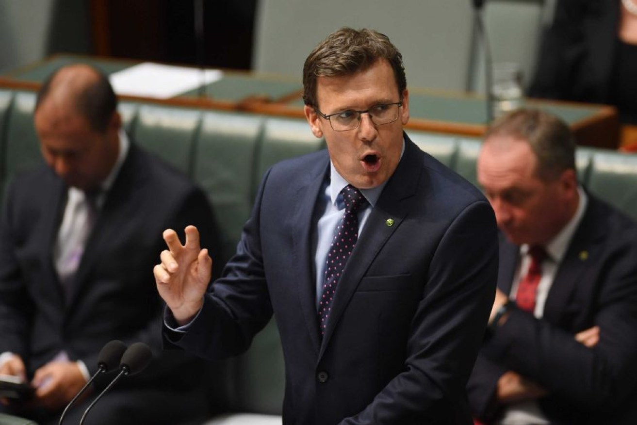 Human Services Minister Alan Tudge came under fire for releasing personal information about a welfare recipient.