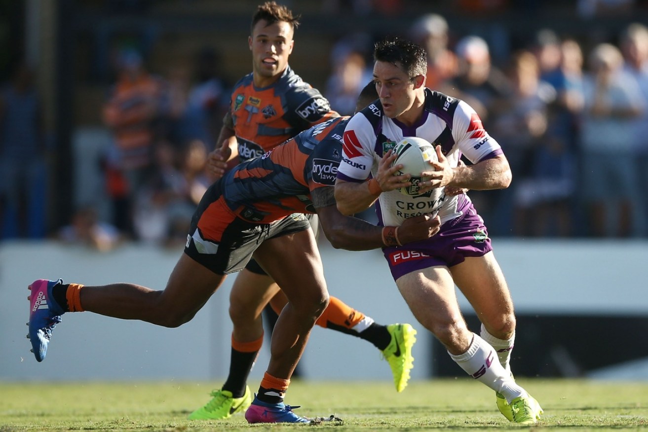 Cooper Cronk in action against the Wests Tigers.