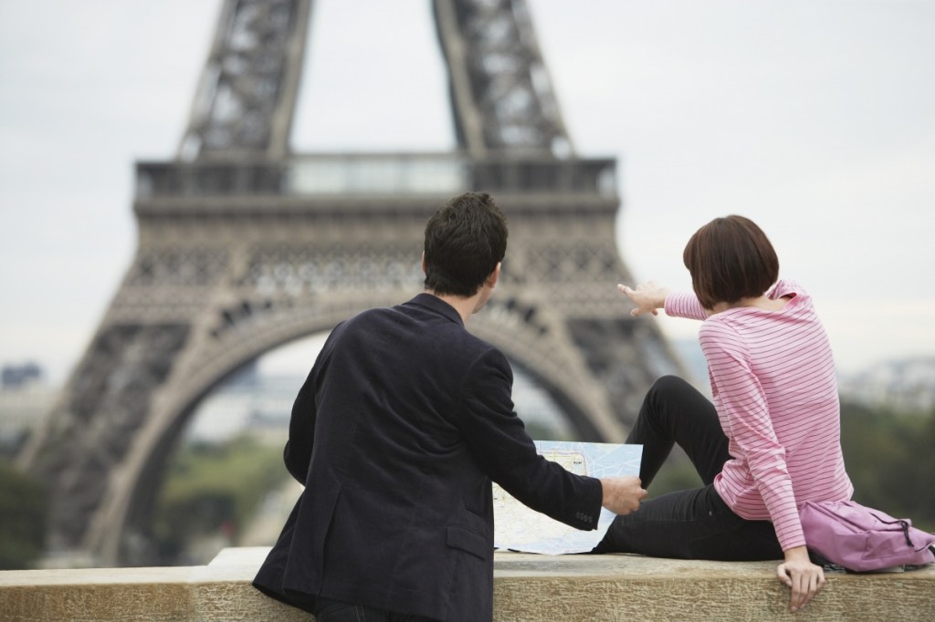 Pictured is the Eiffel Tower