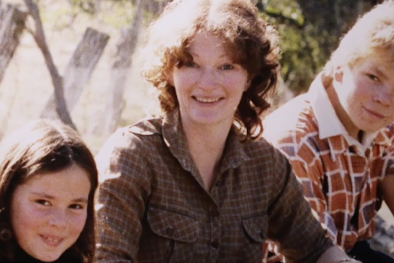 Murder victim Margaret Tapp and her two children. 