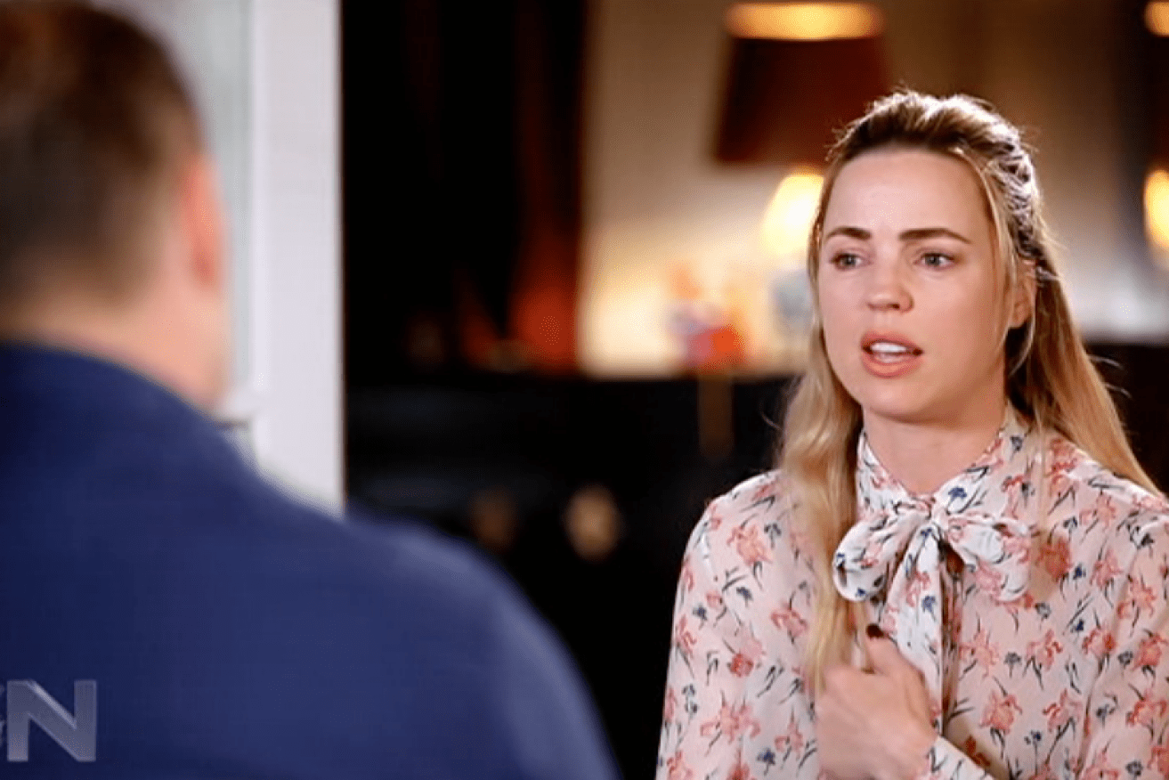 Melissa George has spoken for the first time since her <i>Sunday Night</i> interview.