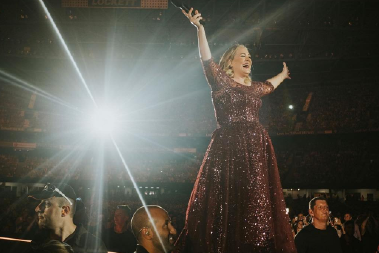 "I had no idea that was going to happen": Adele.