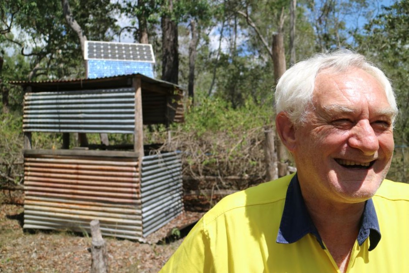 Seismologist Michael Turnbull has converted an old tin shed into a solar-powered seismograph station.
