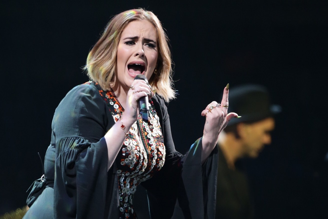 Adele has been touring Australia for the past two weeks. 