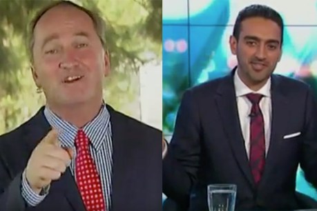 Barnaby Joyce in &#8216;train wreck&#8217; interview on <i>The Project</i>