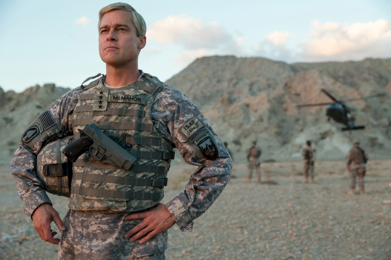 Brad Pitt stars in an absurdist war movie.