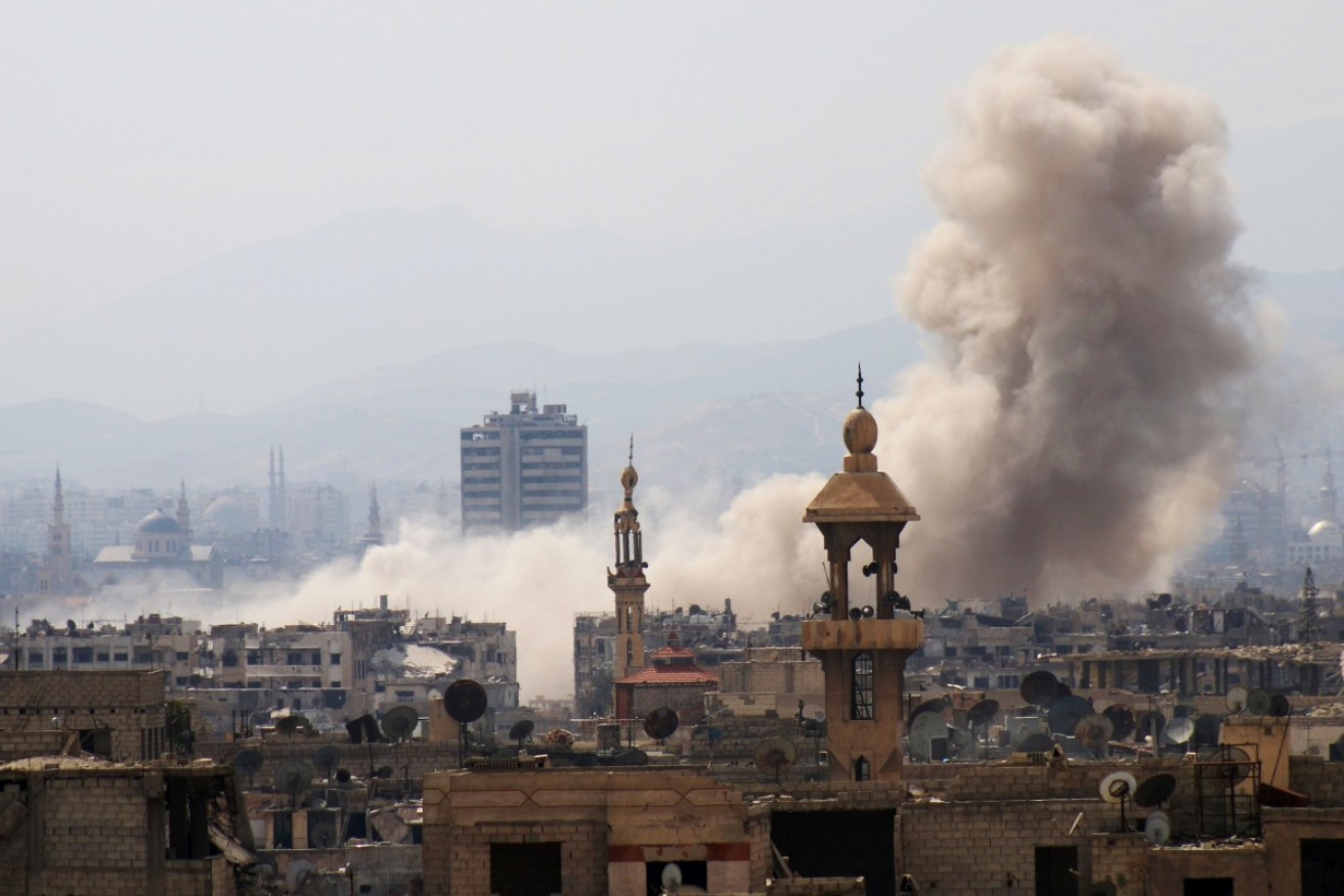 The Syrian capital Damascus has not been as besieged as some other cities during the six-year war. 