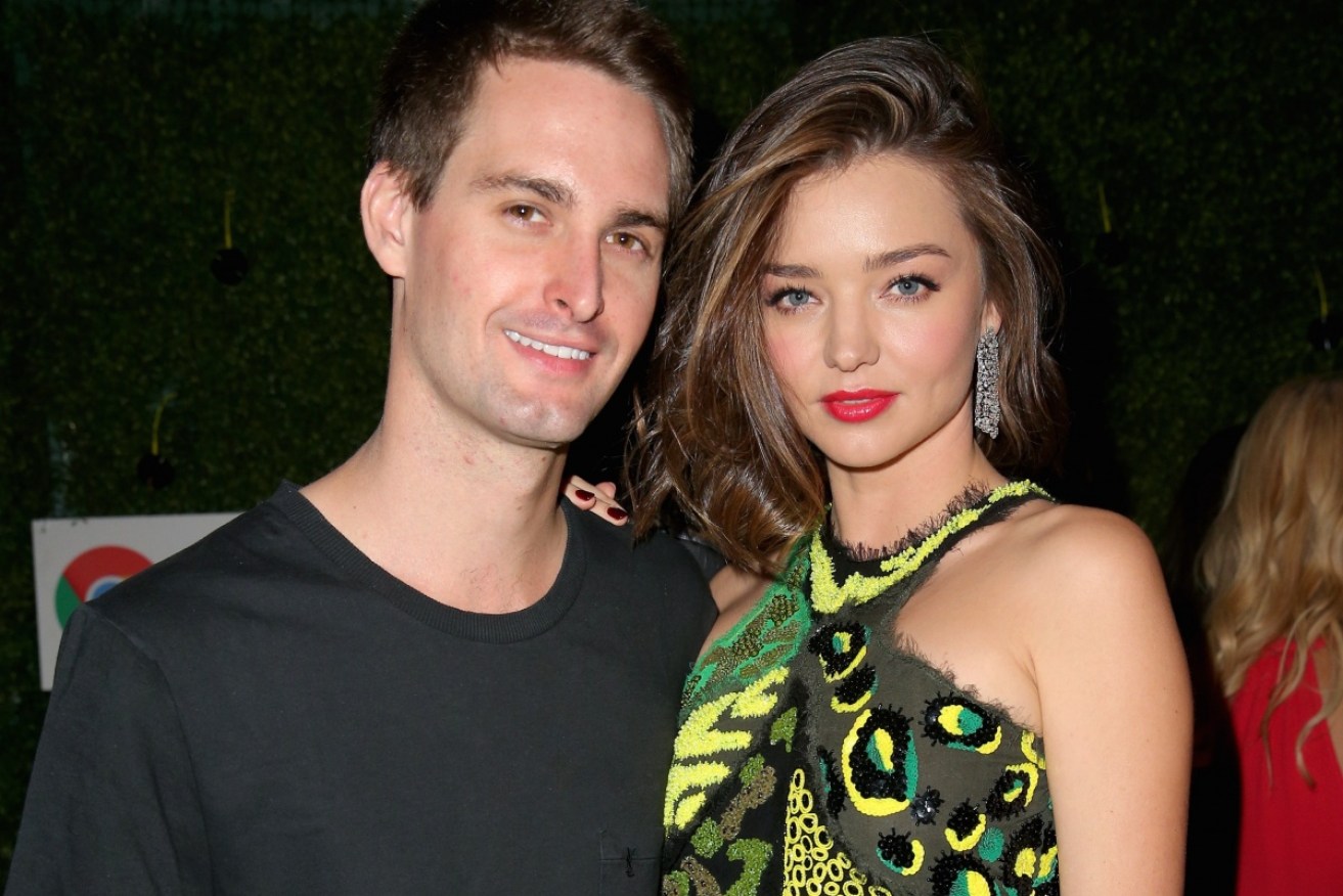 Evan Spiegel and Miranda Kerr will welcome their baby in 2018.
