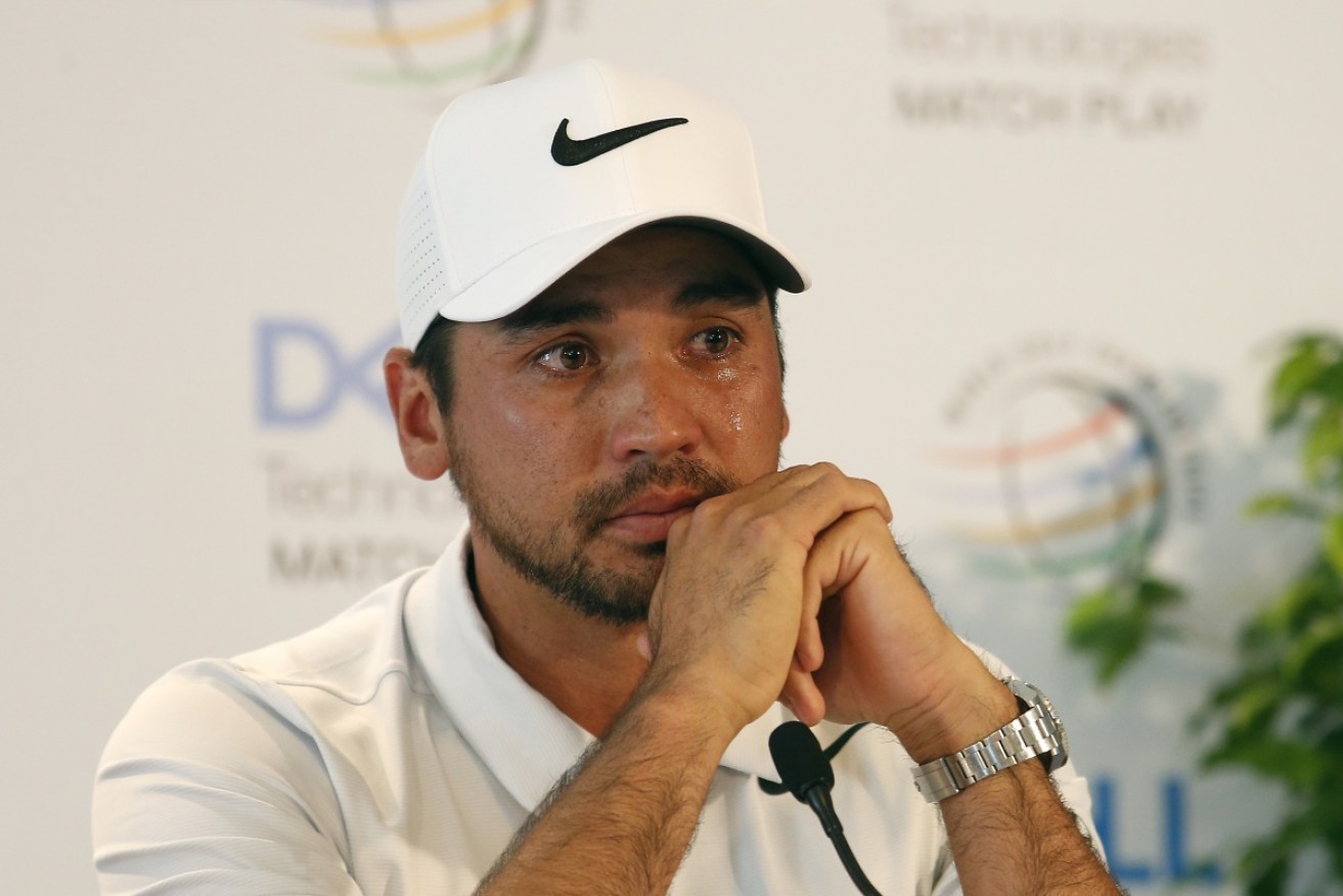 Jason Day broke down during the press conference following his decision. 