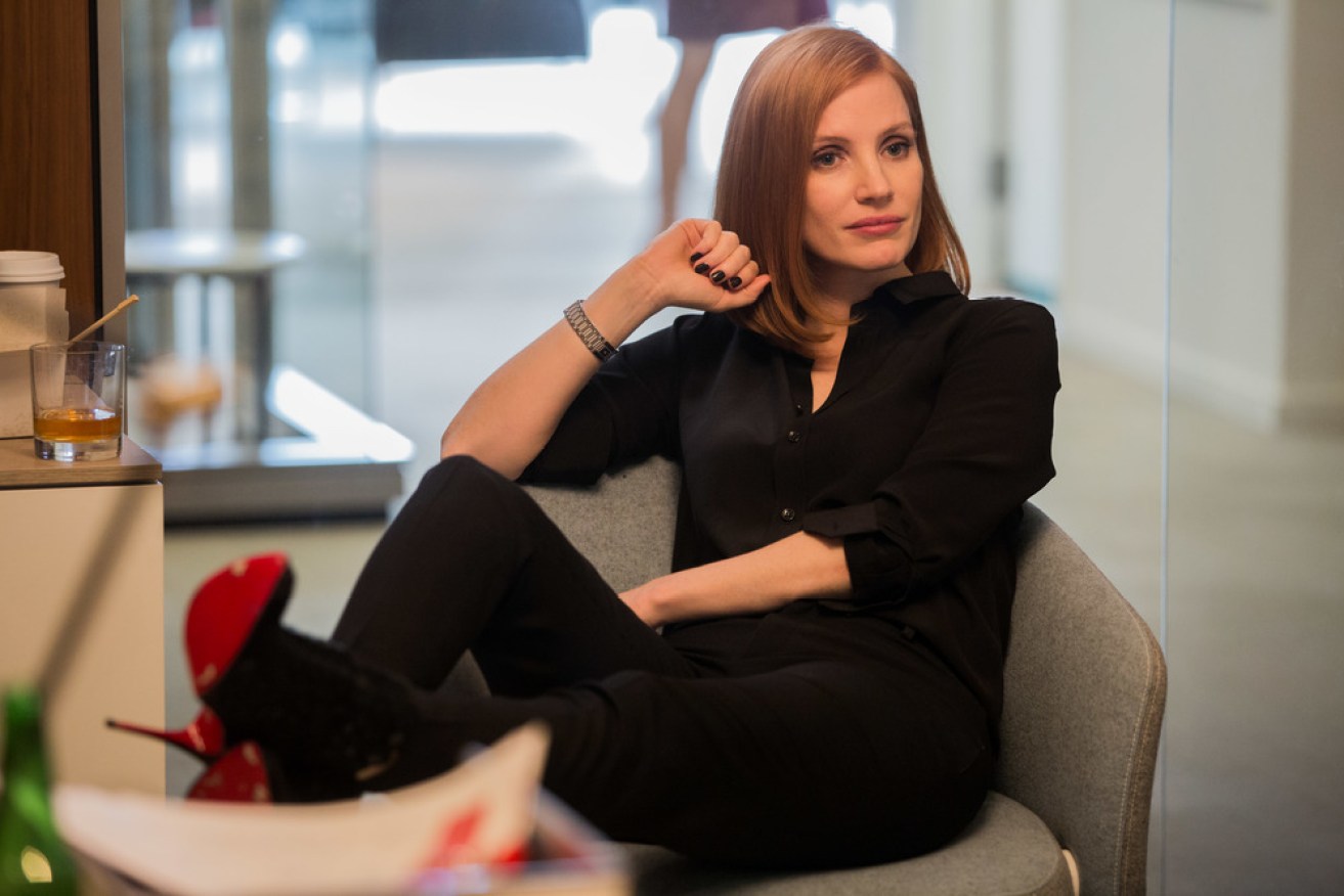 Jessica Chastain stars in Miss Sloane, in cinemas from March 2. Watch our video to see other new releases.