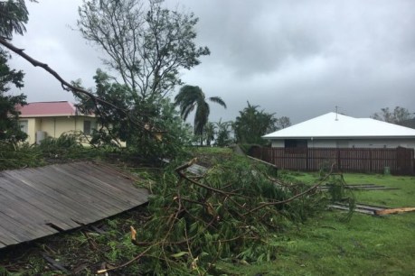 What it was like at the heart of Cyclone Debbie