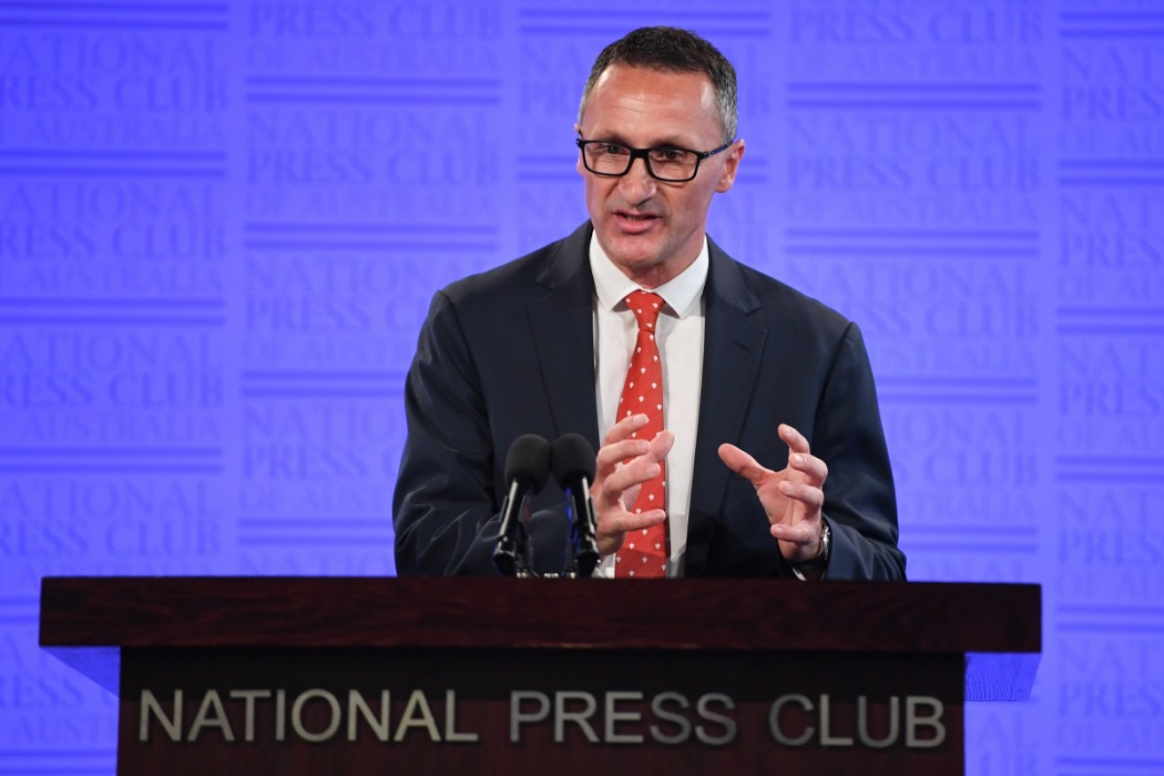 Greens leader Richard Di Natale has held the party's top job since May 2015. 