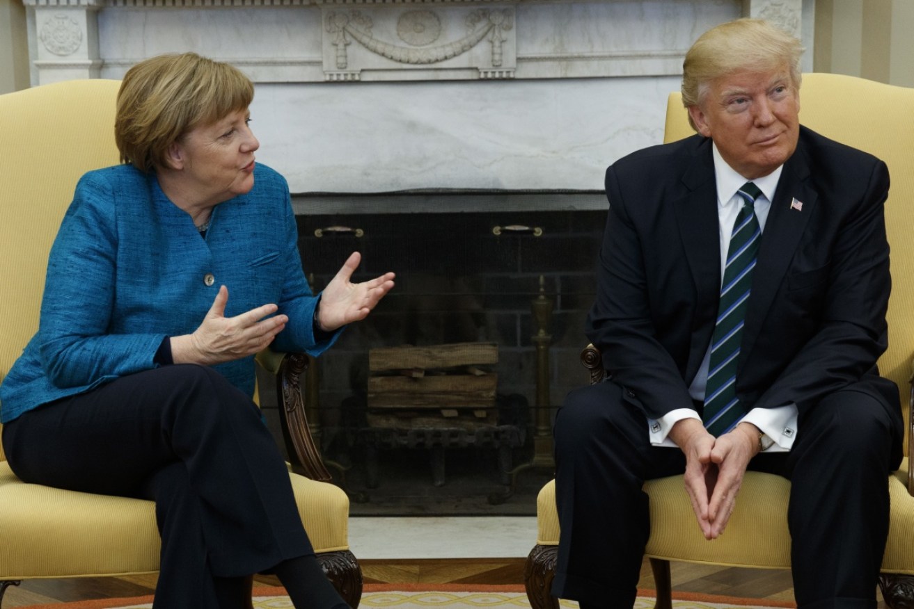 The two leaders discussed NATO, Ukraine and Afghanistan during first face-to-face meeting on Friday. 