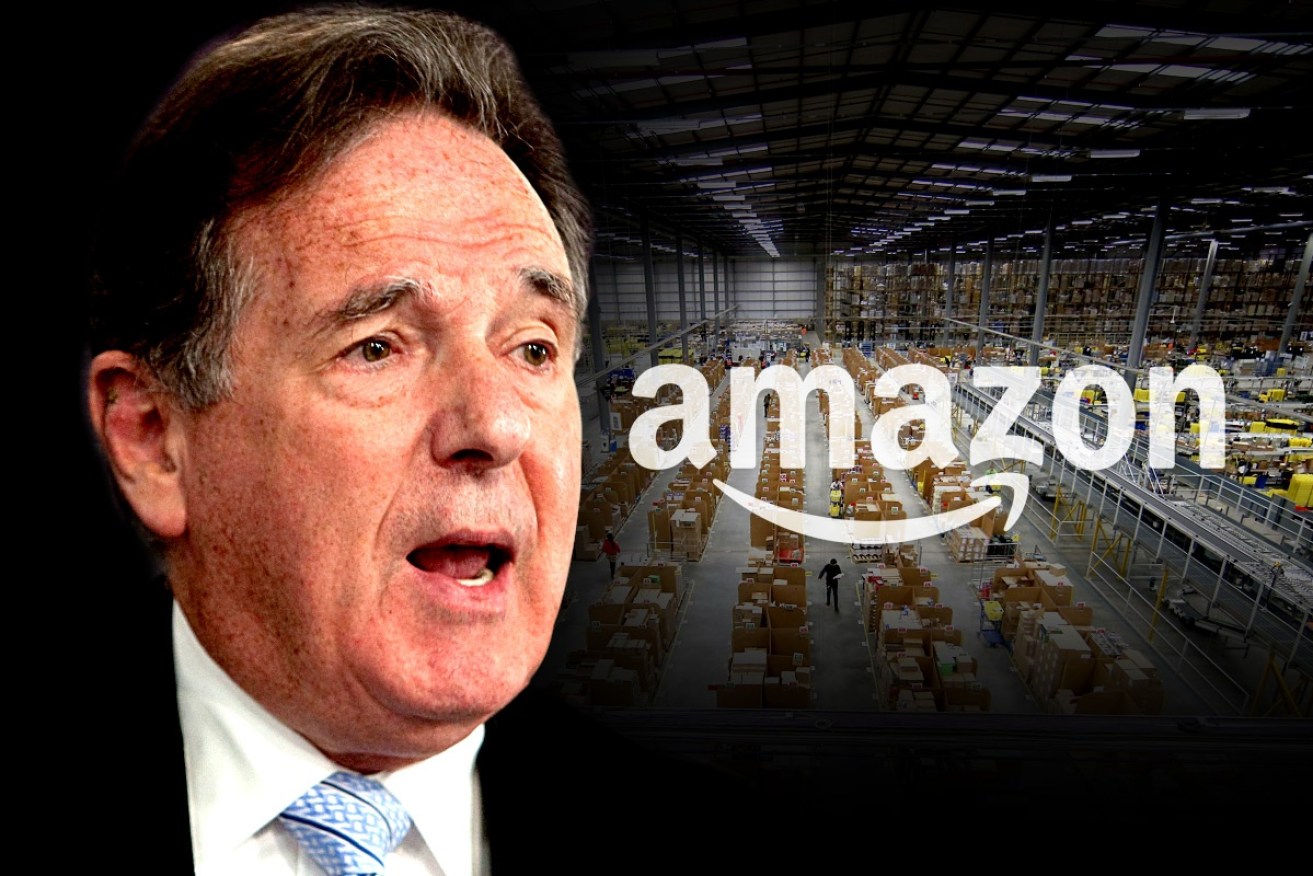 Graeme Samuel welcomes Amazon's arrival in the Australian retail market.