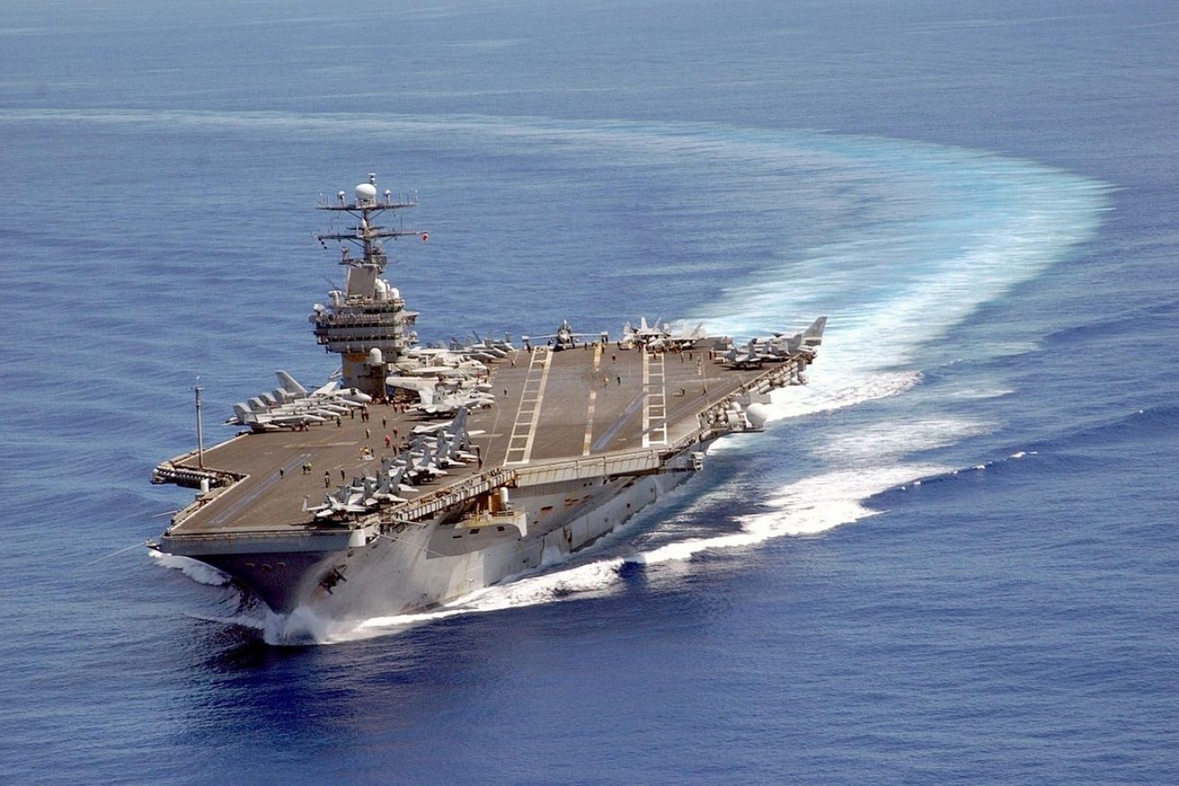 Trump's armada headed by the USS Carl Vinson was actually headed toward Australia.
